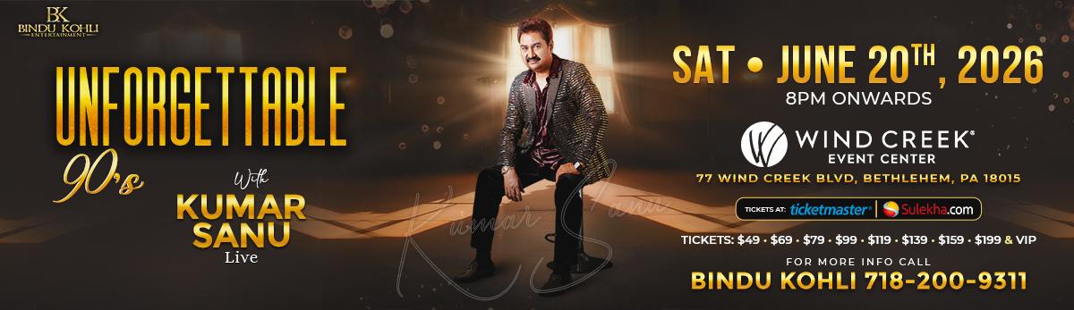Unforgettable 90’s with Kumar Sanu